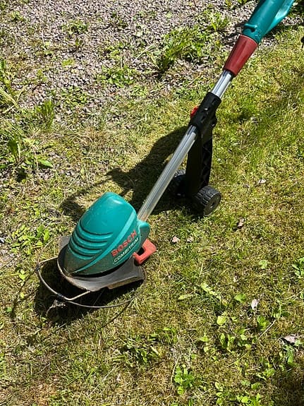 Bosch grästrimmer eldriven
