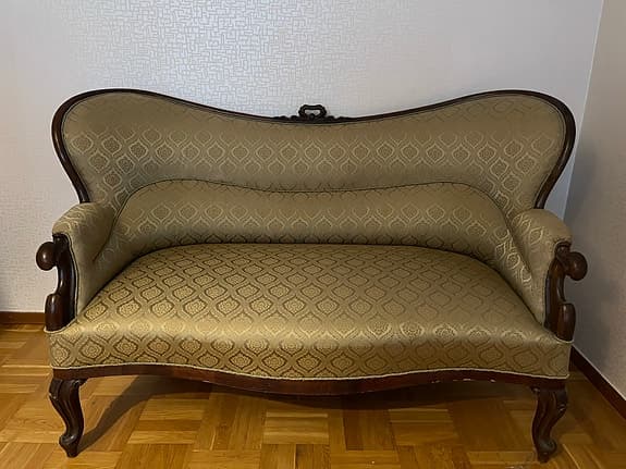 Soffa i Rokoko-stil