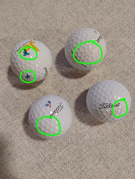 Titleist Pro V1x, golfbollar