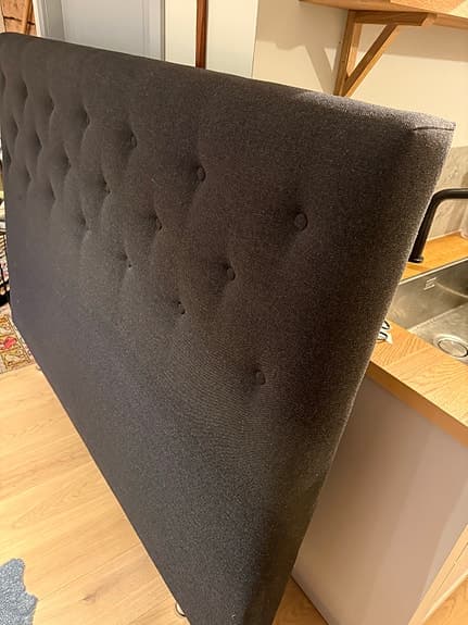 Dione Deco sänggavel mörkgrå