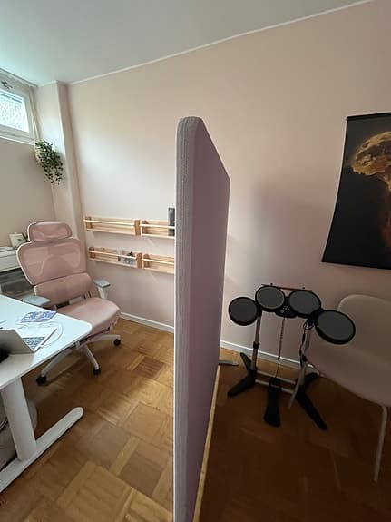 Ljuddämpande rumsavdelare / skärmvägg / Golvskärm