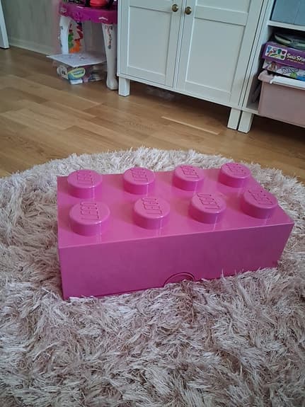 LEGO DUPLO rosa förvaringslåda med duplolego