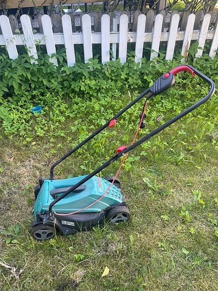 Bosch gräsklippare eldriven grön