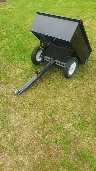 Släp kärra till åkgräs klippare