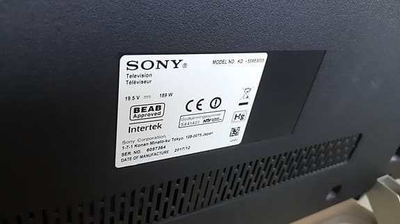 Sony Bravia Used TV 55*