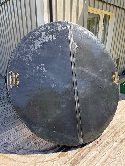 Coast Spas runt spabadlock svart 200 cm diameter