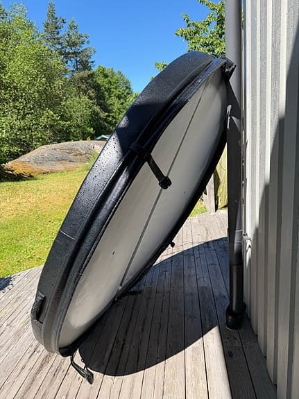 Coast Spas runt spabadlock svart 200 cm diameter