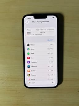 iPhone 13 mobil 128 GB svart