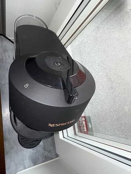 Nespresso kaffemaskin kapselmaskin svart