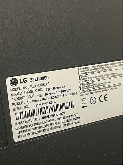 TV LG 32” perfekt skick