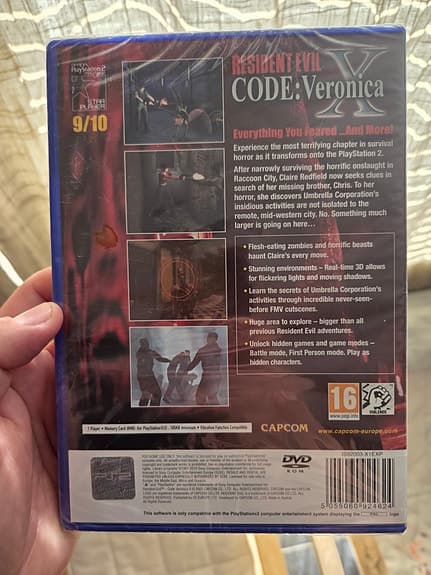 resident evil code veronica X inplastat