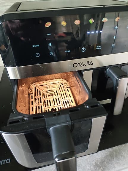 Oyama Varmluftsairfryer med dubbla korgar