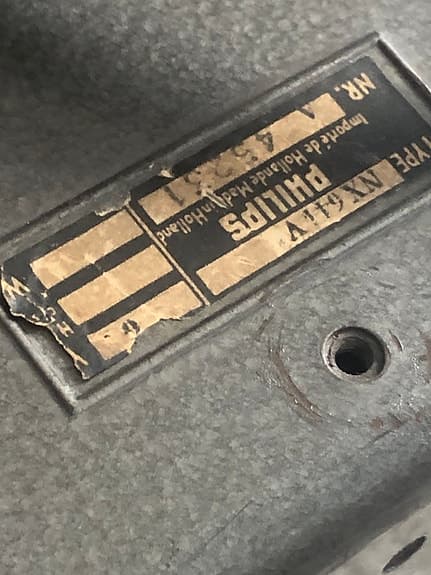 Philips AX741V bilradio vintage