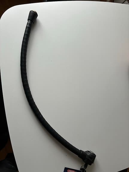 Abus cykellås svart med nycklar