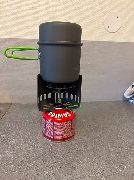 Primus Optimus Crux Weekend HE Cook Systemgaskök med kastrullset för camping