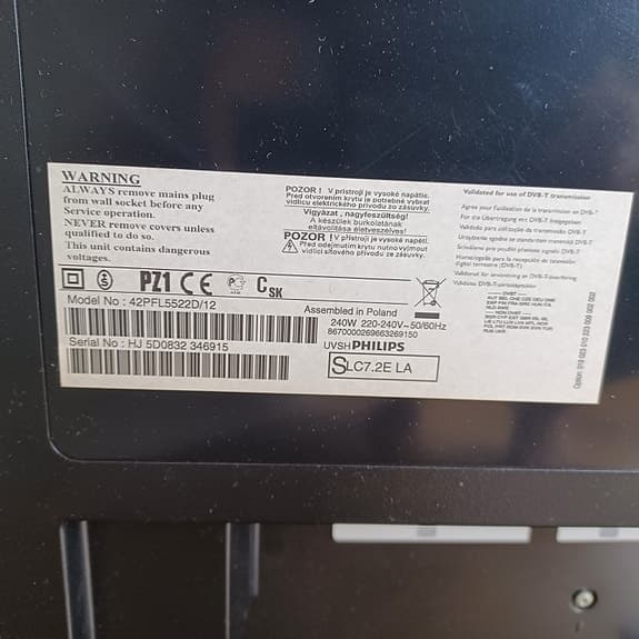 Philips 32" TV svart