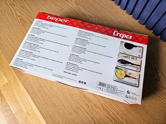Beper BT.710Y Electric Crepe Maker / Crepesjärn