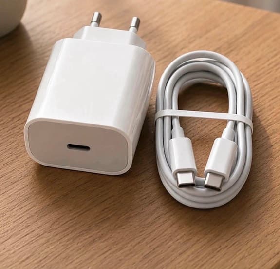 kraftfull och smidig 30W USB-C laddare med tillhörande kabel