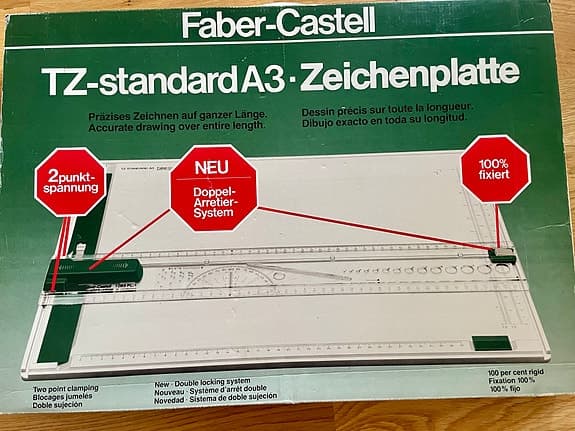 Faber-Castell TZ-standard A3 ritplatta