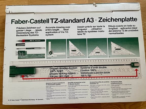 Faber-Castell TZ-standard A3 ritplatta