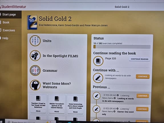 Solid Gold 2 Engelska 6 + Solid Gold Key 2 + digital version