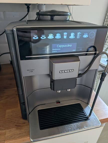 Siemens EQ.6 plus s100 helautomatisk espressomaskin