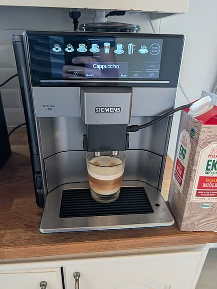 Siemens EQ.6 plus s100 helautomatisk espressomaskin