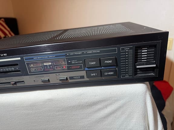 Pioneer SA-980 Stereo förstärkare svart