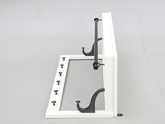 Ikea HEMNES bänk med skoförvaring vit 85x32x65 cm