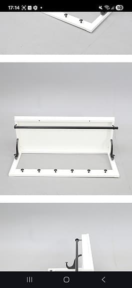 Ikea HEMNES bänk med skoförvaring vit 85x32x65 cm