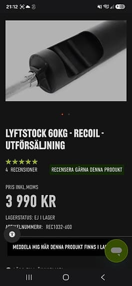 Strongman stock log bar