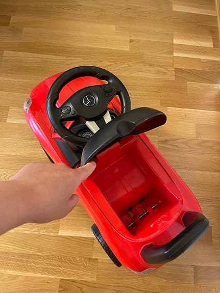 Trampbil för barn Mercedes