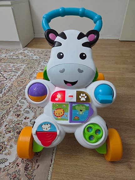 Populär lära-gå-vagn från Fisher-Price (Zebra)