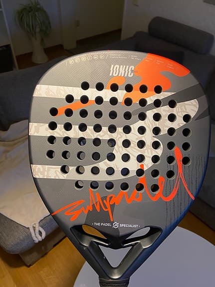 Bullpadel Ionic padelracket grå/orange