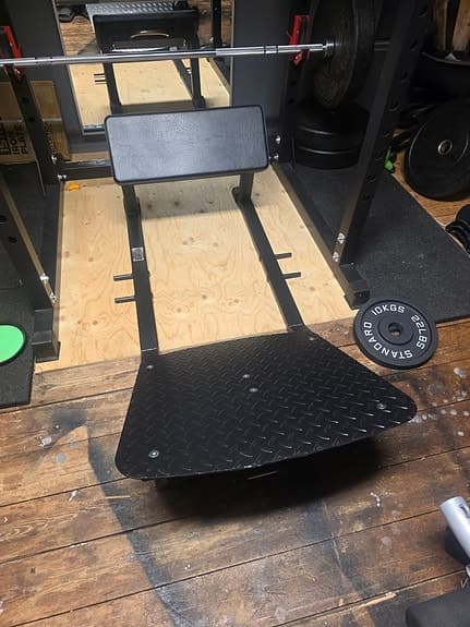 Gymleco Hip Thrust bänk svart