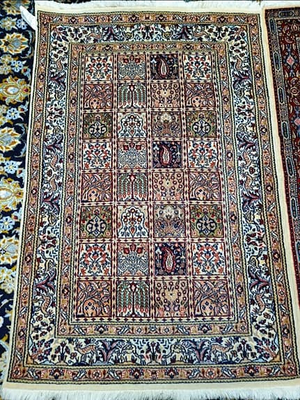 2st-äkta handgjord persisk mattor(mauod)145×98-145×95cm