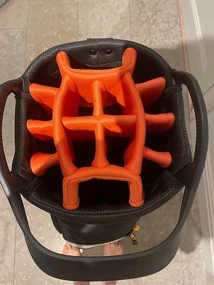 Cobra bärbag oanvänd  svart/orange
