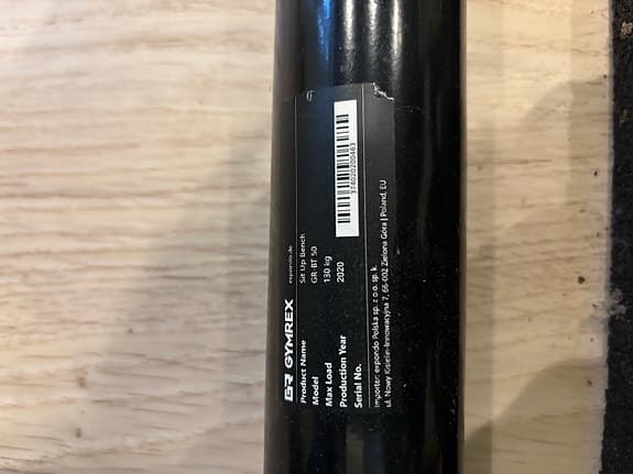 Gymrex ryggresningsbänk / hyperextension bench