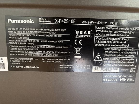 Panasonic 42 tum