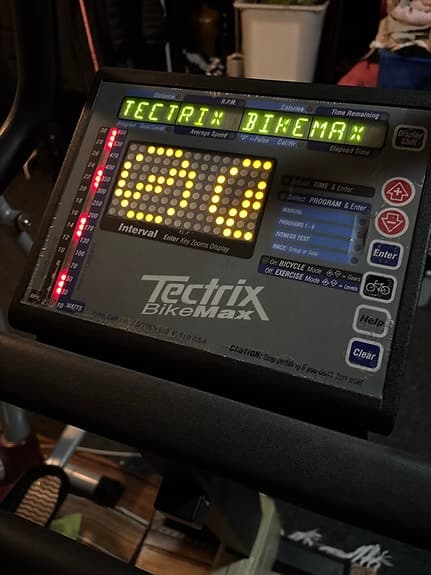 Tectrix Bikemax motionscykel med träningsdator