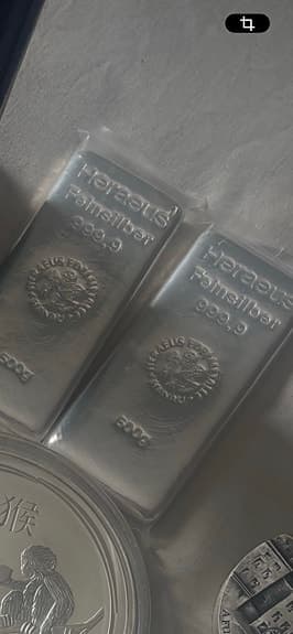 Heraeus silvertackor 500 g 999,9 finsilver