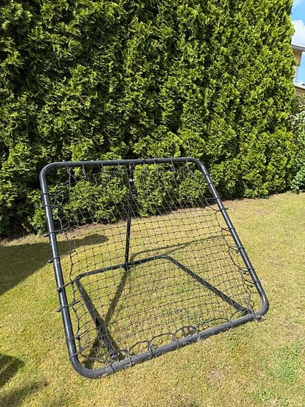 Rebounder / träningsnät för bollträning svart