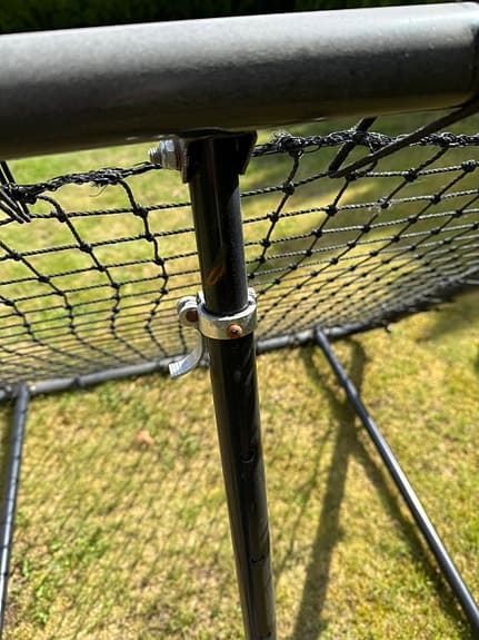 Rebounder / träningsnät för bollträning svart