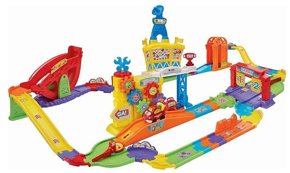 Rolig bilbana med fjärrstyrda bilar för barn 1–5 år
