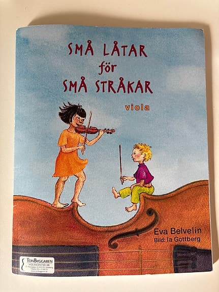 Små låtar för små stråkar – fiol och Suzukimetoden nothäfte