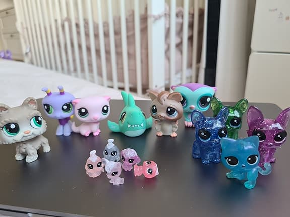 Stort LPS-paket – Frosted Wonderland, Cosmic Galaxy & samlarfigurer!