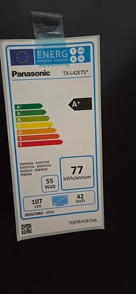 Panasonic TV 42 tum