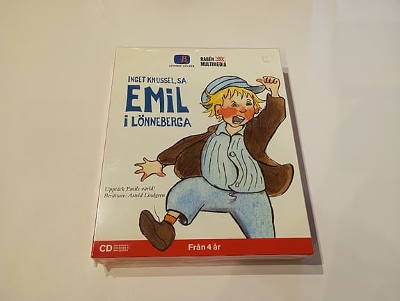 Inget Knussel sa Emil i Lönneberga Astrid Lindgren Levande Böcker 1996 PC Mac