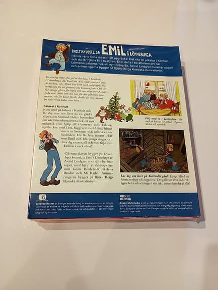 Inget Knussel sa Emil i Lönneberga Astrid Lindgren Levande Böcker 1996 PC Mac