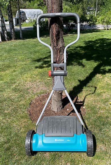 Gardena handdriven cylindergräsklippare med höjdjustering